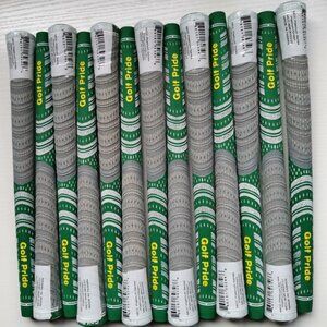 13Pcs Golf Pride Grips Set New MCC MultiCompound Platinum Green Grey Standard